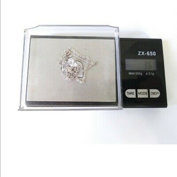 925 Sterling Silver Vintage Necklace "Signed" (3.6 grams) - Picture 6 of 6